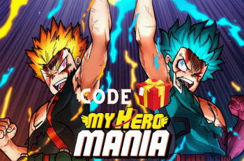 Code My Hero Mania mới nhất tháng 09/2024 | Code My Hero Mania free 100%