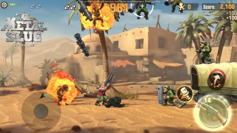 đồ họa Metal Slug: Awakening