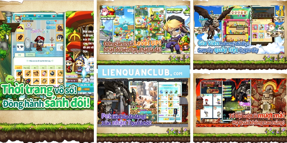 các chế độ MapleStory R: Evolution