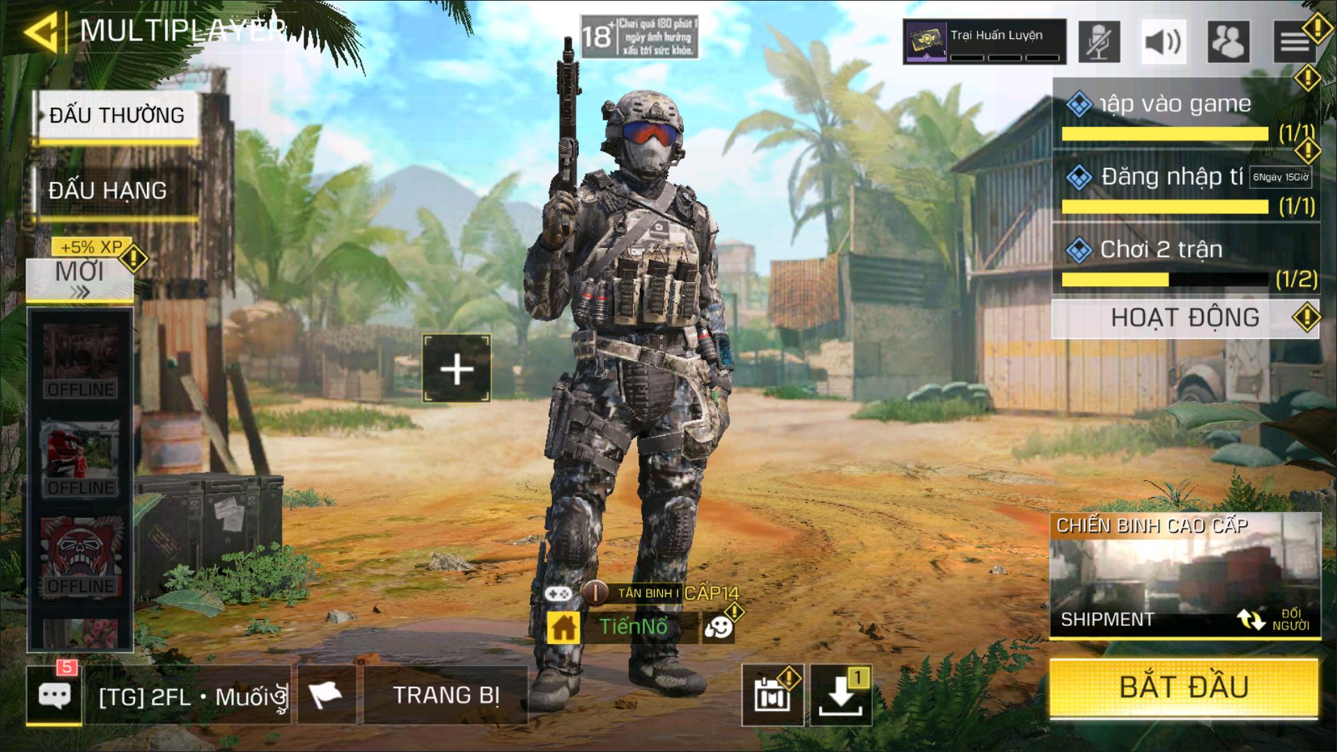 Các chế độ chơi Call of Duty Mobile