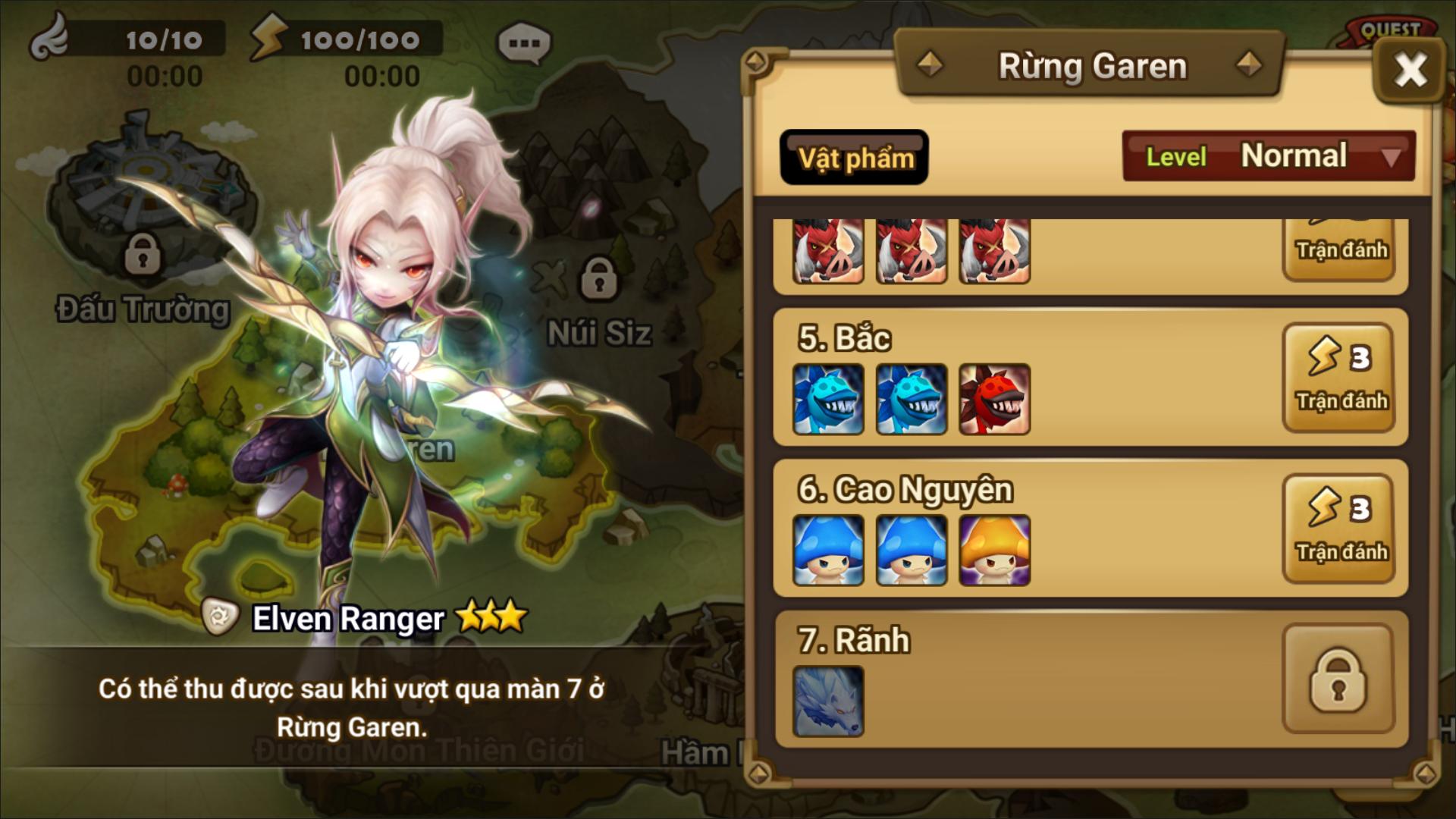 Hệ thống quái vật Summoners War