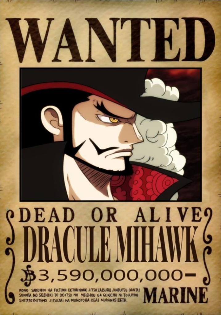 Truy nã Dracule Mihawk